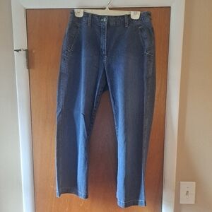 Wide straight leg jeans
